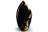 Tall, Free-Standing Polished Indonesian Blue Amber #311497-1